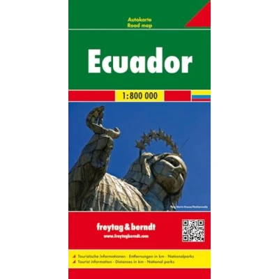 Abbildung von Ecuador, Autokarte 1:800.000: Touristische Informatione / Entfernungen in km Nationalparks (freytag &amp; berndt Auto + Freizeitkarten, Band 198)