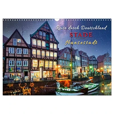 Abbildung von Reise durch Deutschland Hansestadt Stade (Wandkalender 2025 DIN A3 quer), CALVENDO Monatskalender