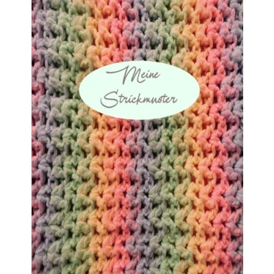 Abbildung von Strickmuster Papier Heft, 150 Seiten Gr.L: Strickmusterpaper Heft um eigene zu gestalten, Stricken, Papier, 21.59 x 27.94cm, erstellen, Strickheft,
