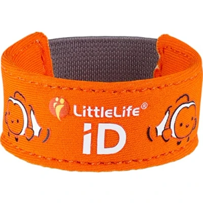 Abbildung von LittleLife Sicherheitsarmband, Kinder iD Armband mit Karten für Notfallkontakt oder medizinische Informationen