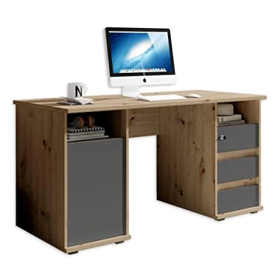 Abbildung von BEGA OFFICE Schreibtisch &quot;Primus U2&quot;, mit Schubkasten abschließbar, Gamingtisch geeignet