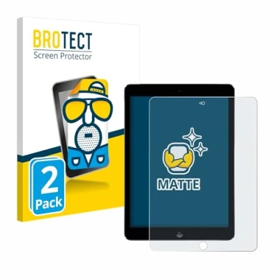 Abbildung von BROTECT Entspiegelungs Schutzfolie für Apple iPad Air 2 2014 (2 Stück) Matte Displayschutz Folie, Anti Reflex, Fingerprint
