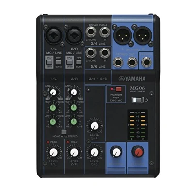 Abbildung von Yamaha Mischpult 6 Kanal Mischpultkonsole MG06