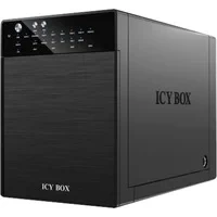 Abbildung von ICY BOX IcyBox IB RD3640SU3 Festplattengehäuse (4x 8,9 cm (3,5 Zoll), SATA I, II, III, USB 3.0) schwarz