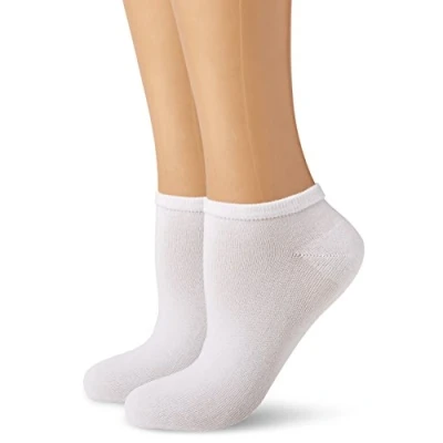 Abbildung von Camano Damen 3318 Füßlinge, Weiß (White 0001), 39/42 (2er Pack)