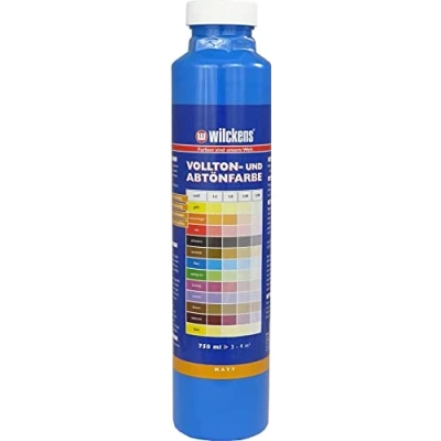 Abbildung von Wilckens Vollton und Abtönfarbe matt, 750 ml, Blau