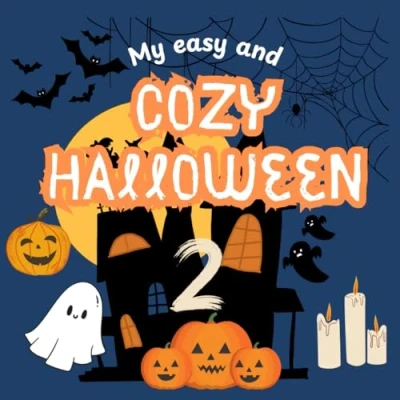 Abbildung von My Easy and Cozy Halloween 2:: A Spooky Coloring Book for Kids Adults