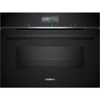 Abbildung von SIEMENS Backofen mit Mikrowelle iQ700 CM776GKB1, Backauszug