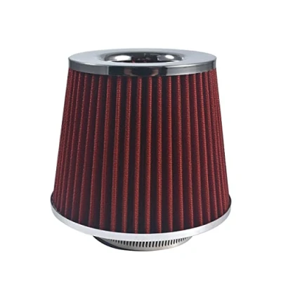 Abbildung von High Flow Luftfilter 76mm Motorradfilterreiniger Universal Einlass Lufteinlass Rundkegel Reiniger