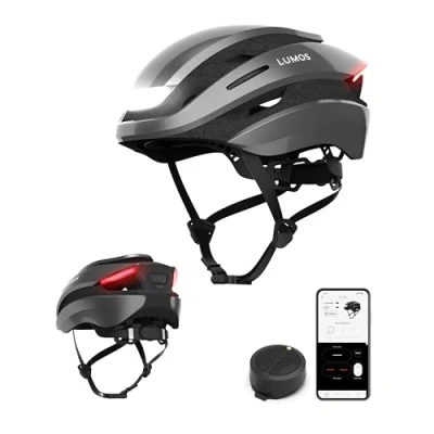 Abbildung von Lumos Fahrradhelm, LED Beleuchtung vorne und hinten, Bremslicht Blinker