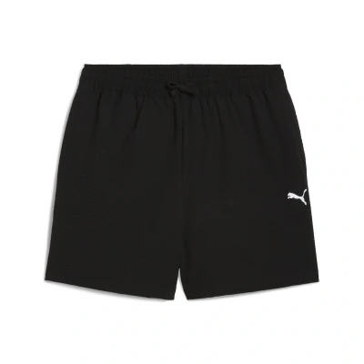 Abbildung von Puma Wardrobe ESS Relaxed Seersucker Shorts, Herren, Größe: Small, Black
