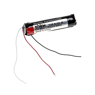 Abbildung von vhbw Akku kompatibel mit Bose QC35, QC35 II, QC 45 Wireless Headset Kopfhörer (350 mAh, 3,7 V, Li Polymer)