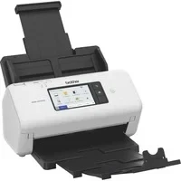 Abbildung von Brother ADS 4700W, Professioneller Dokumentenscanner mit USB, LAN und WLAN, Duplex Scan, Touchscreen, ADS4700WRE1, Weiß