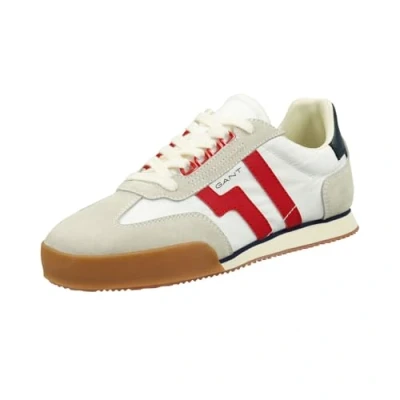 Abbildung von GANT Baylle Sneaker low, Herren, Größe: 42, Off white/red Schuhe
