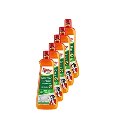 Abbildung von POLIBOY Marmor Granit Pflege Imprägnierendes Pflegemittel für Naturstein Glanzpolitur mit Schutzwirkung 5x 500 ml Made in Germany