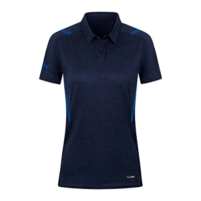 Abbildung von JAKO Damen Poloshirt Challenge, Marine Meliert/Royal, 34