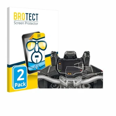 Abbildung von BROTECT (2 Stück Schutzfolie für Ducati Multistrada 1200S 2015 Tachoanzeige Displayschutz Folie Ultra Klar