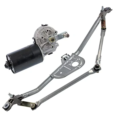 Abbildung von BESTPRICE Scheibenwischermotor 12v vorne + Wischergestänge, Wischermotor Frontscheibe inkl. Anbaumaterial Kompatibel mit A udi A4 B5 (8D2),A4 Avant (8D5);VW PASSAT (3B2),PASSAT Variant (3B5)