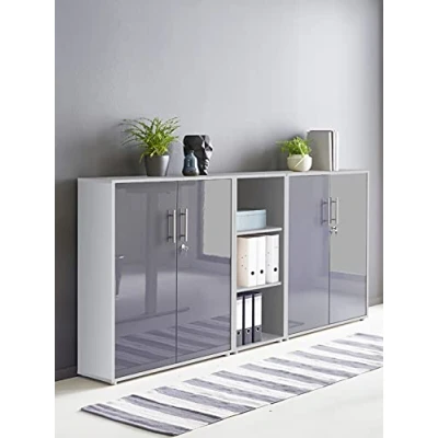 Abbildung von moebel dich auf Aktenschrank OFFICE EDITION (Set 8, Büroschrank abschließbar mit Metallgriffen) Made in Germany