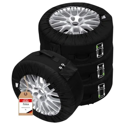 Abbildung von Petex Reifentaschenset Premium schwarz versch. Größen Reifentaschen (XL/von Ø 661 mm bis 735 mm)