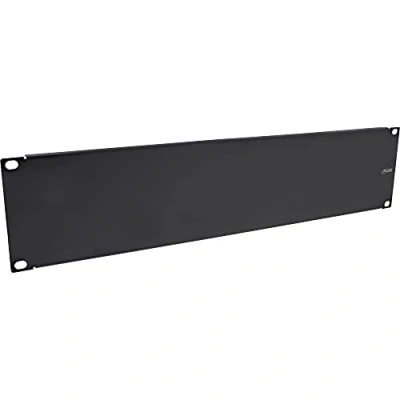 Abbildung von InLine® 19&quot; Blindplatte, 3HE, RAL 9005 schwarz