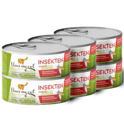 Abbildung von I love my cat Katzenfutter Nass mit Insekten 600 g