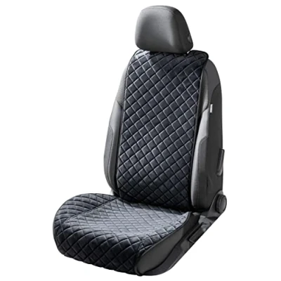 Abbildung von WALSER Comfortline Luxor 13958 Sitzschonbezug schwarz Polyester, Baumwolle vorne