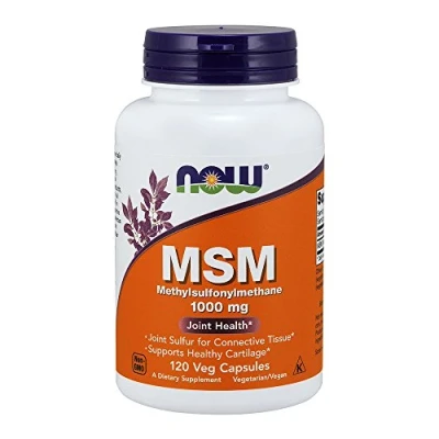 Abbildung von Now Foods, MSM 1000 mg, 120 Kapseln