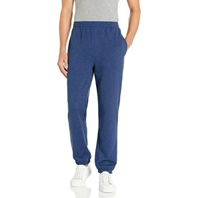 Abbildung von Amazon Essentials Herren Fleece Jogginghose mit Beinbündchen (erhältlich in Big &amp; Tall), Marineblau Space dye, S