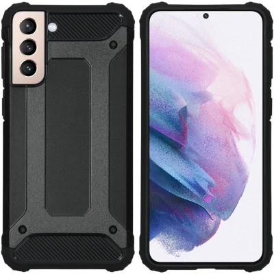 Abbildung von Samsung Galaxy S21 Plus Hülle Kunststoff iMoshion Hard Case/Backcover Handyhülle Schwarz