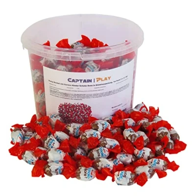 Abbildung von Party Bucket mit Ferrero Kinder Schoko Bons in Einzelverpackung, 1er Pack (1 x 1,1 kg)
