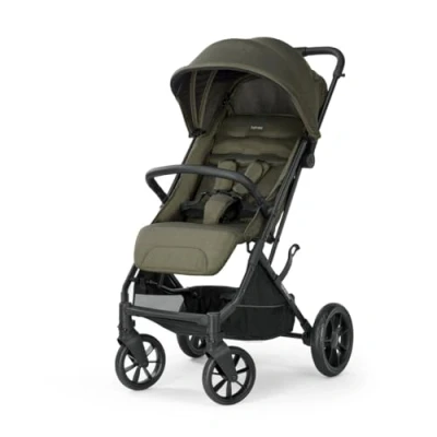 Abbildung von Inglesina Zenit Kompakter Kinderwagen, Grün, Hervorragende Leistung, Bequem, bis zu 22kg, Große Räder, Geräumiger Sitz, Amazon Exklusiv