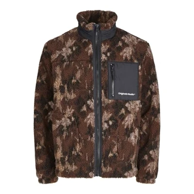 Abbildung von Jack &amp; Jones Jorvesterbro Fleecejacke, Herren, Größe: XL, Chocolate lab