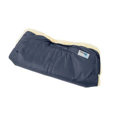 Abbildung von Altabebe MT2800LP 62 Lammfell Handmuff für Kinderwagen Nordkap Kollektion, marine, blau