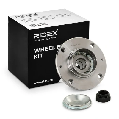 Abbildung von RIDEX 654W0492 Radlagersatz Hinterachse beidseitig Radlager in Radnabe integriert 129 Schrägkugellager PEUGEOT: 206 SW, Schrägheck