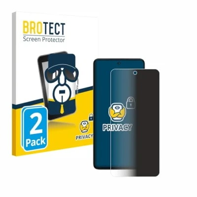 Abbildung von BROTECT (2 Stück Anti Spy Blickschutzfolie für Motorola Moto G84 Privacy Screen Protector [Displayschutz Folie, Sichtschutz, Blaulichtfilter]