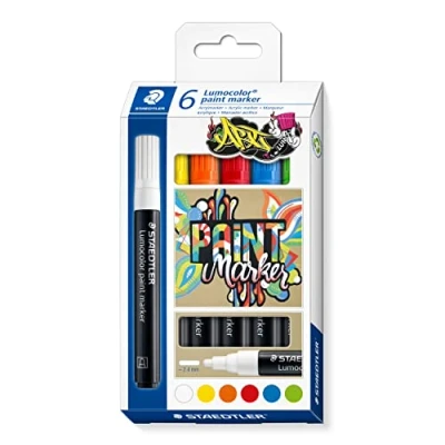 Abbildung von Lumocolor paint marker ronde punt set 6 st