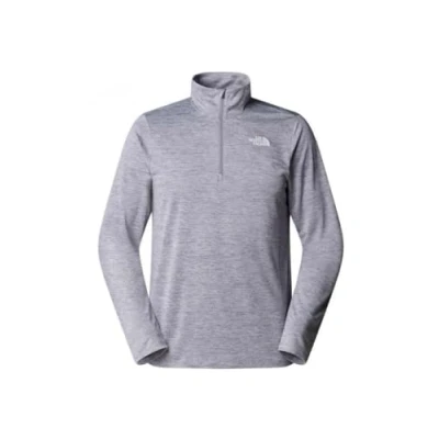 Abbildung von The North Face Rager 1/4 ZIP TEE Langarmshirt, Herren, Größe: Large, Pearl mist/light heather