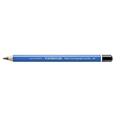 Abbildung von 6 x Staedtler Bleistift Mars LumographJumbo 4B blau