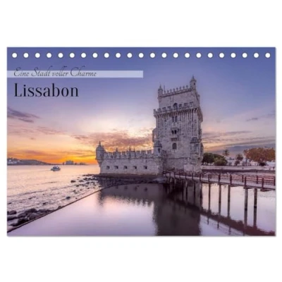 Abbildung von Eine Stadt voller Charme Lissabon (Tischkalender 2025 DIN A5 quer), CALVENDO Monatskalender