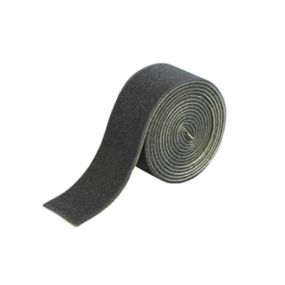 Abbildung von Maximex Antirutsch Teppichband 2m, rutschsicherer Klebepads für Teppiche &amp; Läufer, einfache Befestigung durch Doppelklebestreifen, individuell zuschneidbar, 200x4 cm