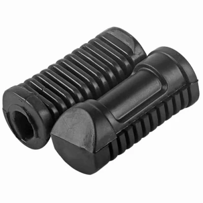 Abbildung von Fußrasten für Sturzbügel, Fußrastengummiabdeckung, Gummiabdeckung Fußpedale, Fußrastengummi Motorrad vorne Fußrastenplatte Gummipads 125cc CG 125
