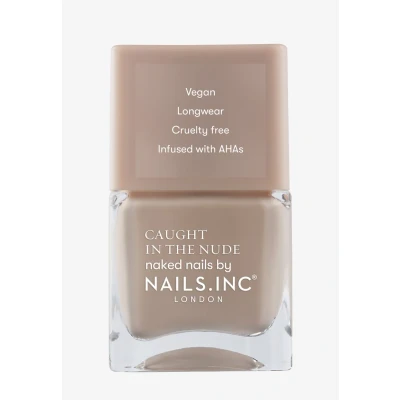 Abbildung von Nails Inc SOUTH BEACH Nagellack Pastelliger Nude Ton AHA angereicherte, pflegende Formel für hydratisierte Nägel Breiter Pinsel optimale Nail Art Vegan, Langanhaltend &amp; Cruelty Free