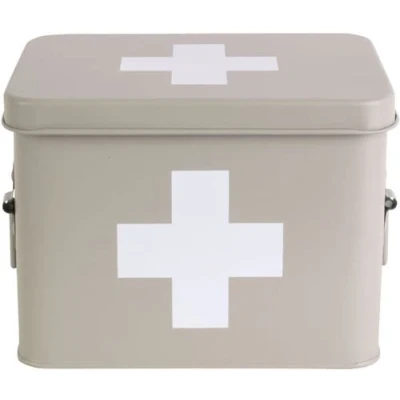 Abbildung von Present Time [DL] Medicine Storage Box medium Metal matt warm Grey
