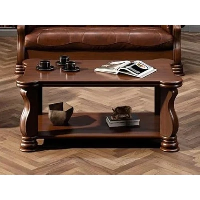 Abbildung von All4All Sofagarnitur Prato 3+2+1 Wohnzimmerset Polstergarnitur 3 sitzer 2 Sessel Elegant mit Holzdekor 11 (Couchtisch)
