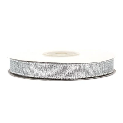 Abbildung von Creativery Lurexband 12mm x 32m Silber