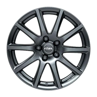 Abbildung von RIAL 5 loch 17Zoll 100mm Alufelge Milano titan MI70740B32 Felge