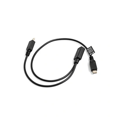 Abbildung von System S USB Typ C Eingang zu 2X Micro Ausgang Y Kabel Splitter Adapterkabel