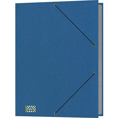 Abbildung von RNKVERLAG 4616 4 Konferenz und Ordnungsmappe mit Gummizug, Maße (BxH) 245 x 340 mm, bis DIN A4, 9 Fächer, blau, 1 Stück