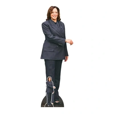 Abbildung von SC4632 Kamala Harris Handshake Pappaufsteller Höhe 170 cm